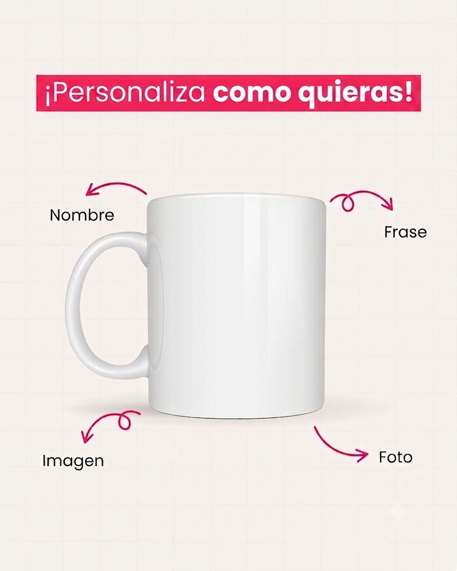 Taza cerámica (diseño a gusto)