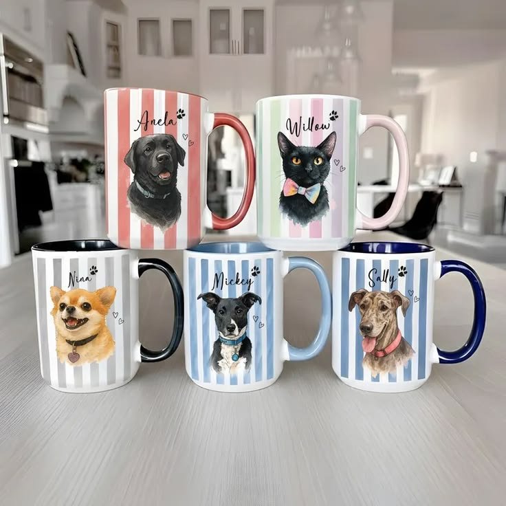 Taza mascota personalizada