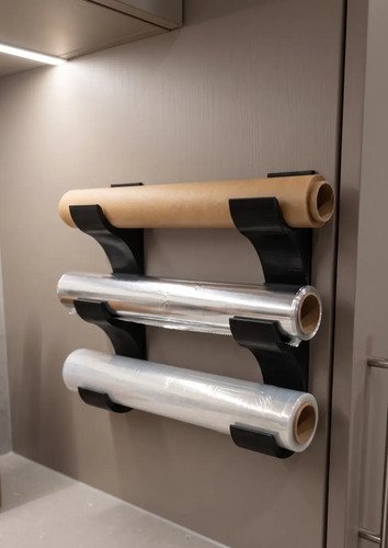 Porta Rollos De Vinilos Rosa